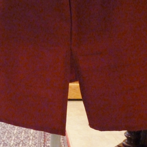 Tunic Blouse Silk EUC Fuchsia - Picture 3 of 8